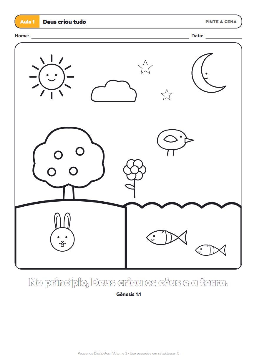 Página para colorir